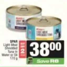 SuperSpar SPAR Light Meat Shredded Tuna offer