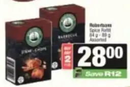SuperSpar Robertsons Spice Refill Assorted offer