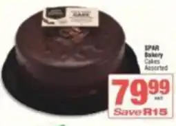 SuperSpar SPAR Bakery Cakes Assorted offer