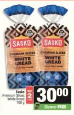 SuperSpar Sasko Premium Slices White Bread offer