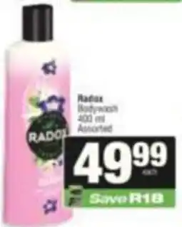 SuperSpar Radox Bodywash Assorted offer