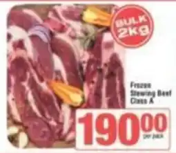 SuperSpar Frozen Stewing Beef Class A offer