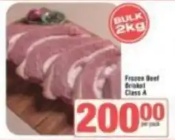SuperSpar Frozen Beef Brisket Class A offer