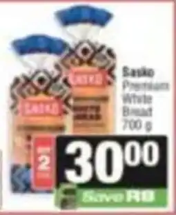 SuperSpar Sasko Premium White Bread offer