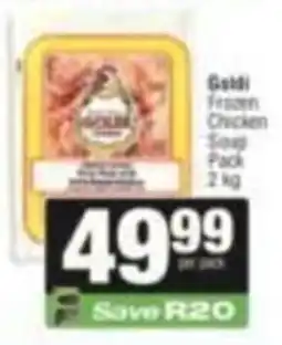 SuperSpar Goldi Frozen Chicken Soup offer