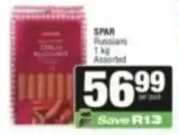SuperSpar SPAR Russians Assorted offer