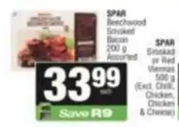 SuperSpar SPAR Beechwood Smoked Bacon Assorted offer