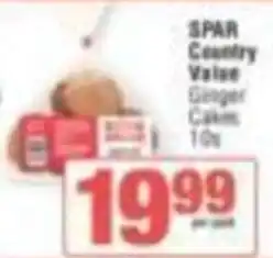 SuperSpar SPAR Country Value Ginger Cakes offer