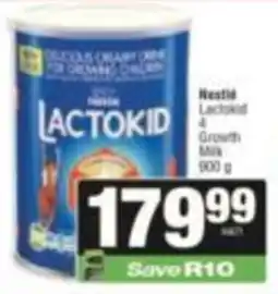 SuperSpar Nestlé Lactokid 4 Growth Milk offer