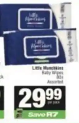 SuperSpar Little Munchkins Baby Wipes Assorted offer