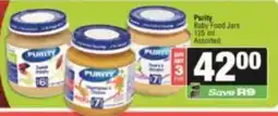 SuperSpar Purity Baby Food Jars Assorted offer