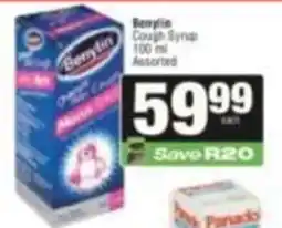 SuperSpar Benylin Cough Syrup Assorted offer