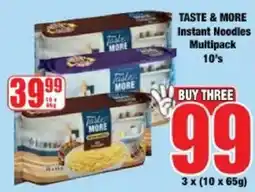 Boxer Taste & More Instant Noodles Multipack offer