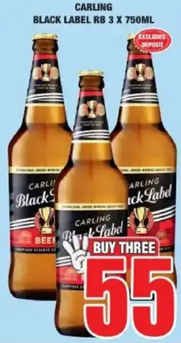 Boxer Liquors Carling Black Label offer
