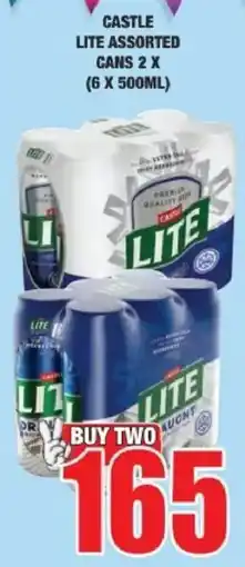 Boxer Liquors Castle Lite Assorted offer