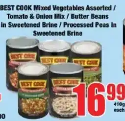 Boxer BEST COOK Mixed Vegetables Assorted offer
