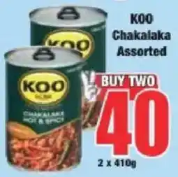 Boxer KOO Chakalaka Assorted offer