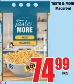 Boxer Taste More Macaroni offer
