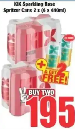 Boxer KIX Sparkling Rosé Spritzer Cans offer