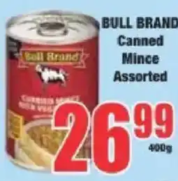 Boxer Bull Brand Canned Mince Assorted offer