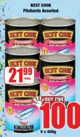 Boxer Best Cook Pilchards Assorted offer