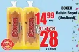 Boxer Boxer Raisin Bread Unsliced offer