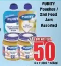 Boxer PURITY Pouches / 2nd Food Jars Assorted offer