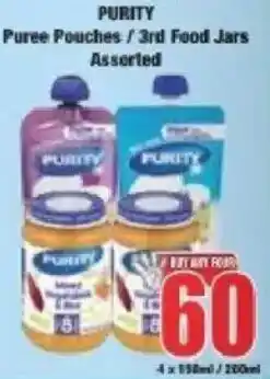 Boxer Purity Puree Pouches / 3rd Food Jars Assorted offer