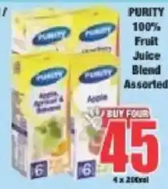 Boxer PURITY Fruit Juice Blend Assorted offer