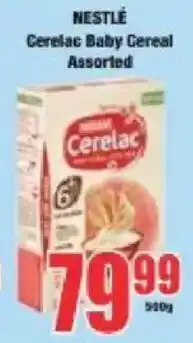 Boxer Nestlé Cerelac Baby Cereal Assorted offer