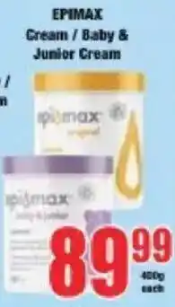 Boxer EPI MAX Cream / Baby & Junior Cream offer