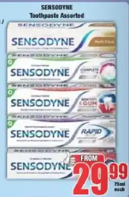 Boxer Sensodyne Toothpaste Assorted offer