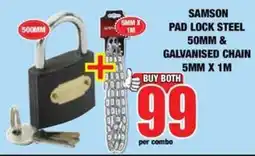 Boxer Build SAMSON PAD LOCK STEEL offer