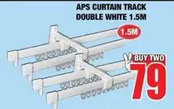 Boxer Build APS CURTAIN TRACK DOUBLE WHITE offer
