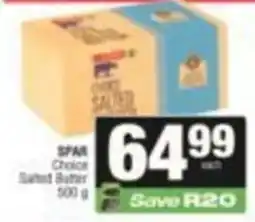 SuperSpar SPAR Choice Salted Butter offer