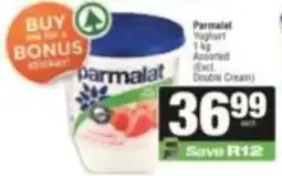 SuperSpar Parmalat Yoghurt Assorted offer
