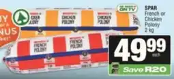 SuperSpar Nestle French or Chicken Polony offer