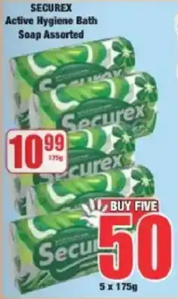Boxer Securex Active Hygiene Bath Soap Assorted offer