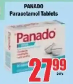Boxer Panado Paracetamol Tablets offer