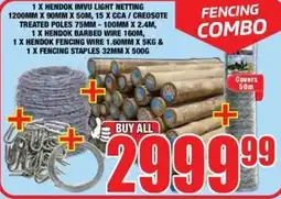 Boxer Build FENCING COMBO offer