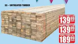 Boxer Build S5 - UNTREATED TIMBER offer