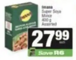 SuperSpar Izana Super Soya Mince Assorted offer