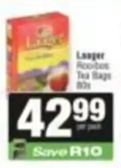 SuperSpar Laager Rooibos Tea Bags offer