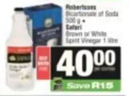SuperSpar Robertsons Bicarbonate of Soda offer