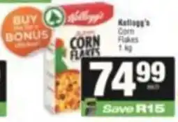SuperSpar Kellogg's Corn Flakes offer