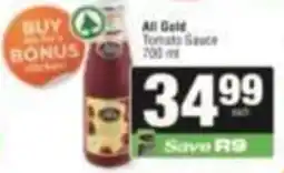 SuperSpar All Gold Tomato Sauce offer