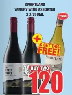 Boxer Liquors SWARTLAND WINERY WINE ASSORTED offer