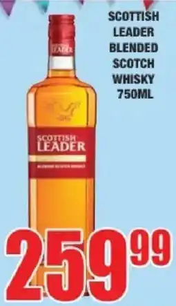 Boxer Liquors Scottish Leader Blended Scotch Whisky offer