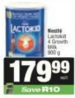 SuperSpar Nestle Lactokid 4 Growth Milk offer