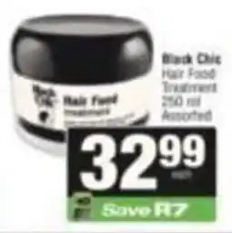 SuperSpar Black Chic Hair Food Treatment Assorted offer
